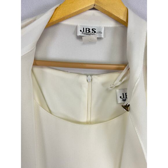 Vintage JBS white sheer duster jacket and sleeveless dress set 20w￼ - Picture 8 of 14